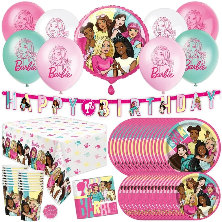 30-teiliges Barbie Geburtstagsparty-Set